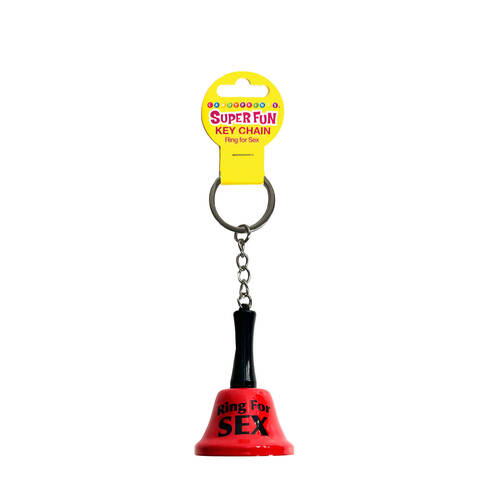 Super Fun Key Chain - Ring For Sex Novelty Bell Keychain