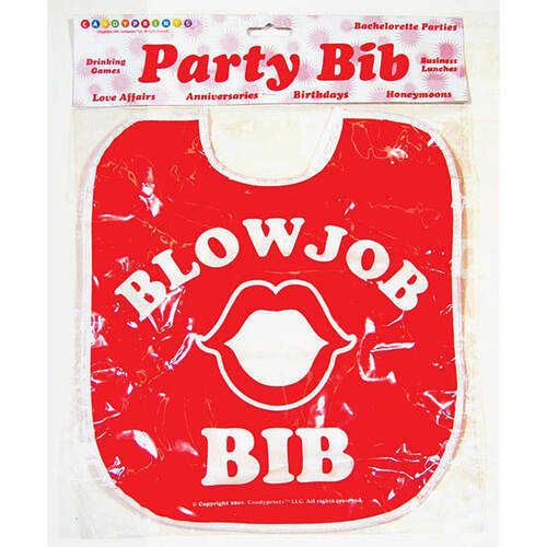 Blow Job Bib Novelty Item