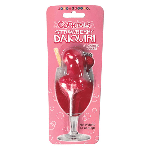 Cocktail Suckers Strawberry Daquiri Strawberry Daquiri Flavoured Dicky Lollypop