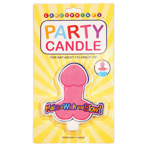 Make A Wish & Blow Penis Candle Novelty Candle