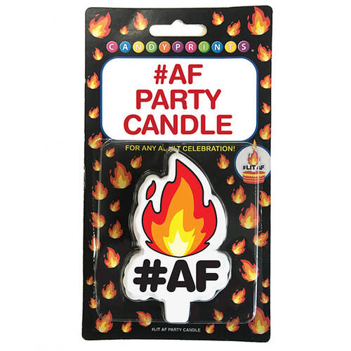 Lit AF Party Candle Novelty Candle