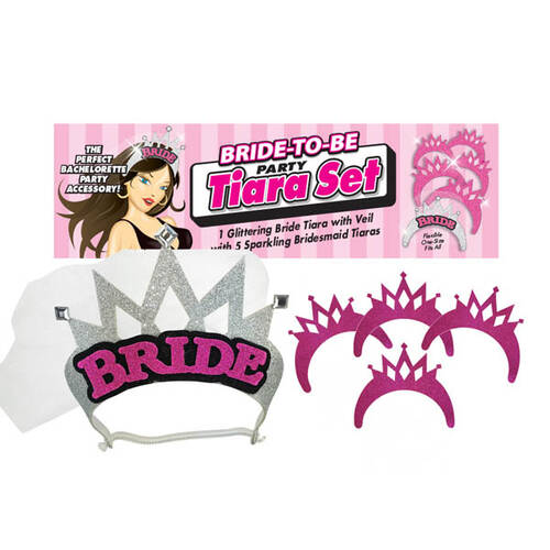 Bride To Be Party Tiara Set x5