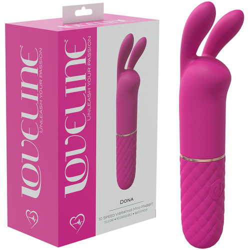 LOVELINE Dona - Pink Pink 11 cm USB Rechargeable Mini Vibrator