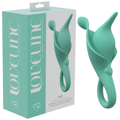 LOVELINE Lily - Green Green USB Rechargeable Stimulator