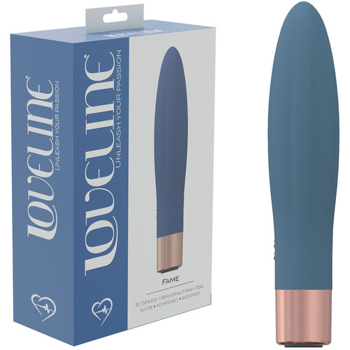 LOVELINE Fame - Blue Blue 14.4 cm USB Rechargeable Vibrator
