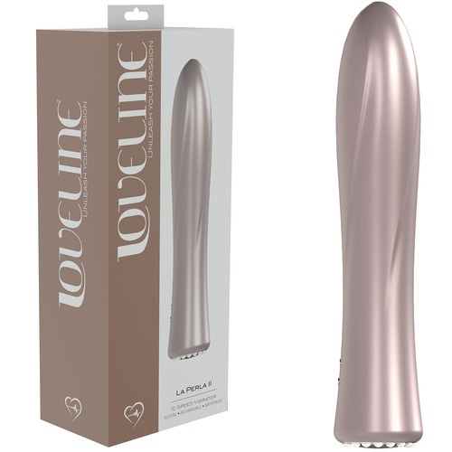 LOVELINE La Perla II - Pink Pearlescent Pink 19.2 cm USB Rechargeable Vibrator