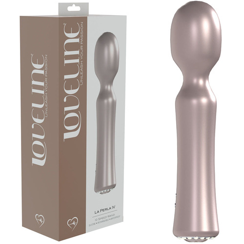 Loveline La Perla Iv  Pearlescent  19.2cm Usb Rechargeable Massage Wand