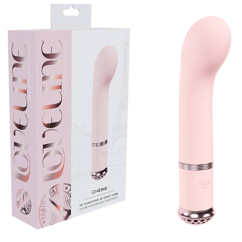 LOVELINE Cherie - Pink Pink 14 cm USB Rechargeable Vibrator