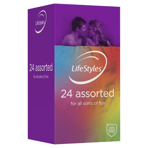 Assorted LifeStyles Condoms x24 