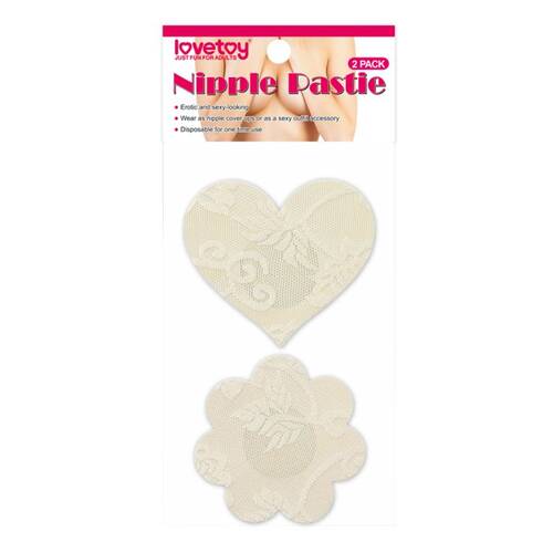 Lace Heart + Flower Nipple Pasties