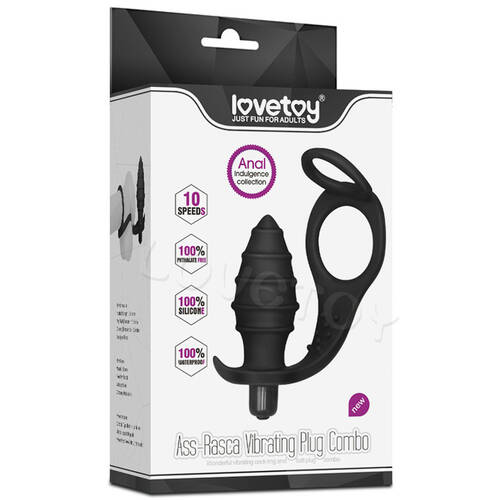 3" Ass-Rasca Vibrating Cock Lock