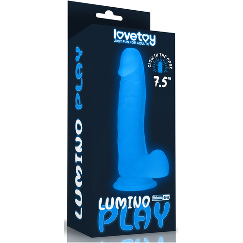 7.5" Glowing Cock + Balls
