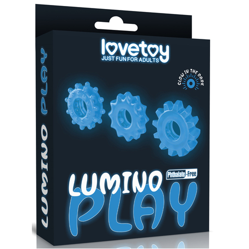 Lumino Glowing Cock Rings x3