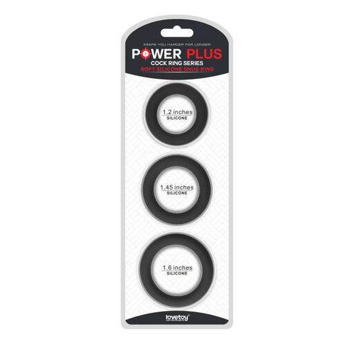 Silicone Cock Ring Set X3