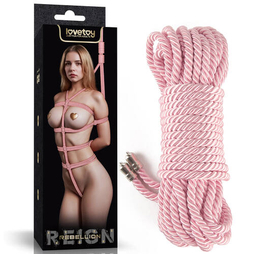 Rebellion Reign Silky Bondage Rope   Bondage Rope 10 Metre Length