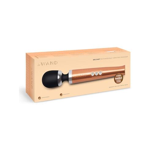 Le Wand Diecast Rechargeable Massager Rose Gold