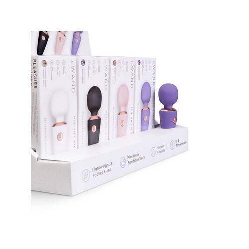 Le Wand Mini Micro Wand Prepacked Counter Display W/ Tester (12 Pcs)