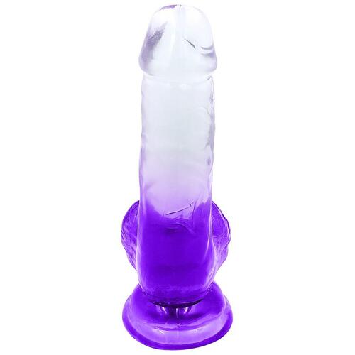 Playful Riders 6 in. Cock with Balls Purple