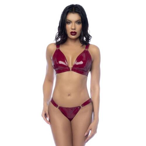 Wet Look Vinyl 2 Pc Set S
