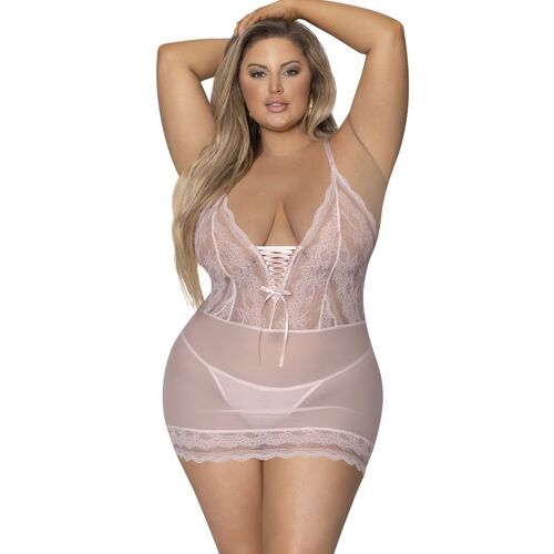 Lace Chemise and G-String 2XL