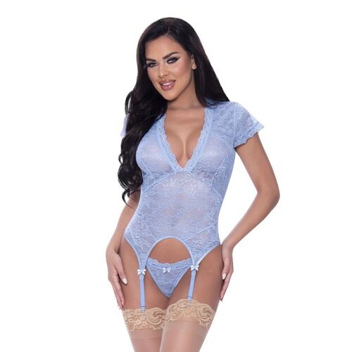 Cap Sleeve Basque Thong Set L