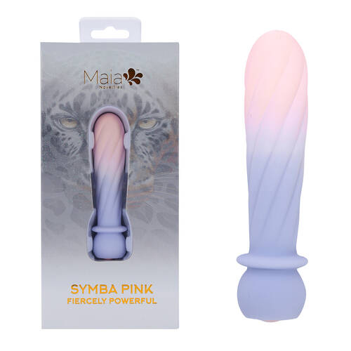 Maia SYMBA - Pink Pink 10.8 cm USB Rechargeable Powerful Bullet