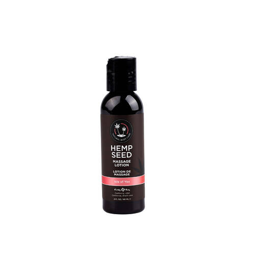 Hemp Seed Massage & Body Oil Coconut Water, Citrus & Vanilla (Isle Of You) Scented - 59 ml Bottle