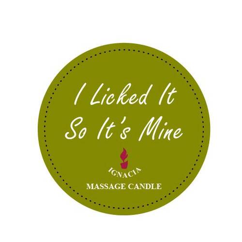 I Licked It Massage Candle