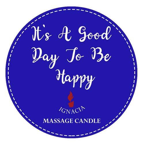 Massage Candle - Its A Good Day To Be Happy - 150g