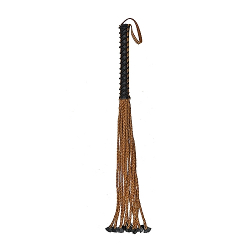 Italian Leather Braided Whip