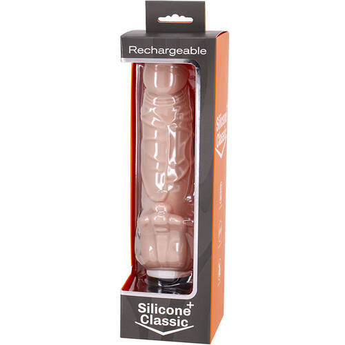 7.5" Silicone Classic Vibrating Cock