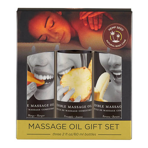 Flavoured Massage Oil Sampler x3
