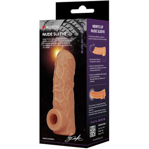 Medium Nude Penis Sleeve 1