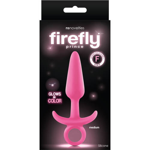 Prince Medium Glowing Butt Plug + Ring