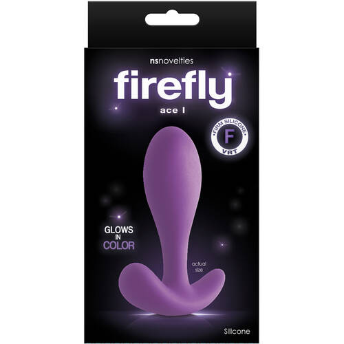 4" Ace 1 Glowing Butt Plug