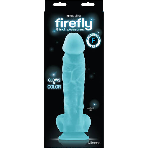 8" Glowing Cock + Balls