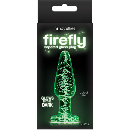 Glowing Small Glass Butt Plug