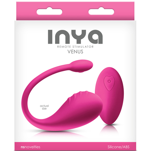 INYA Venus - Pink Pink USB Rechargeable Stimulator with Remote