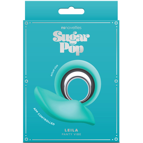 Sugar Pop Leila - Teal Teal USB Rechargeable Panty Vibrator with Remote