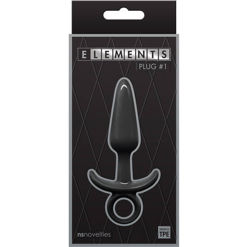 4.1" Butt Plug with Ring Pull