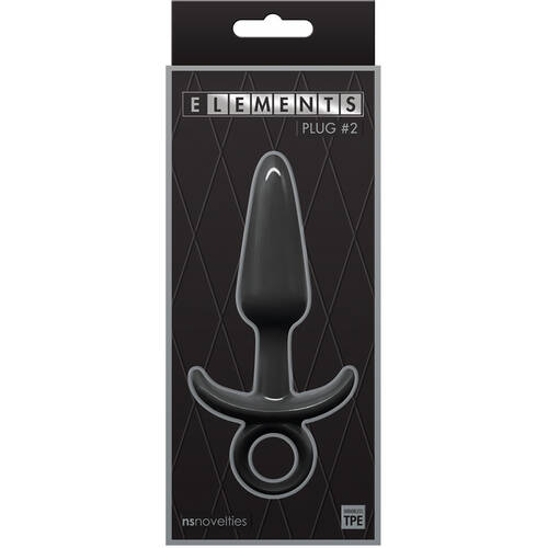 4.9" Butt Plug with Ring Pull
