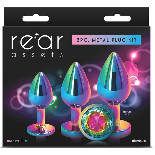Metal Jeweled Anal Trainer Kit