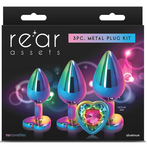 Jeweled Heart Anal Trainer Kit