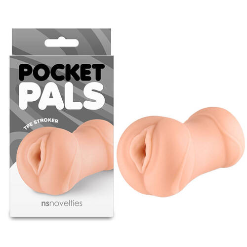 Pocket Pals Vagina Stroker - Tan Tan Vagina Stroker
