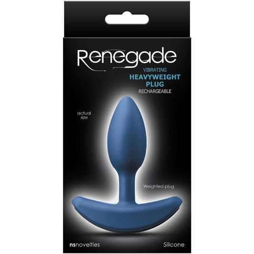 4" Heavyweight Vibrating Butt Plug