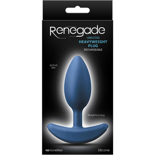 4" Heavyweight Vibrating Butt Plug