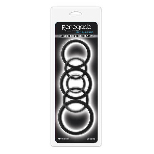 Build A Cage Cock Rings Set X6