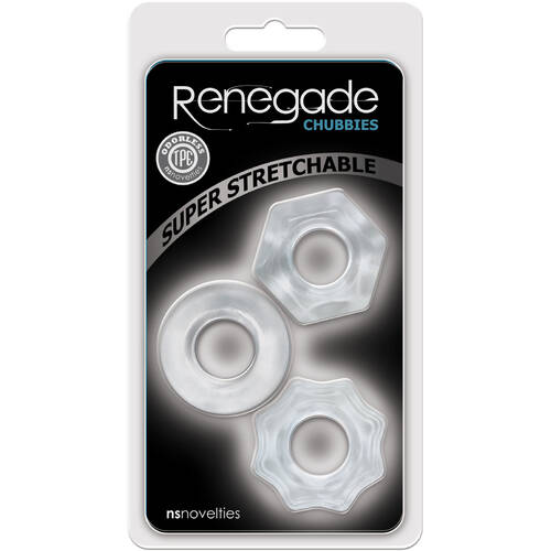 Chubbies Cock Rings x 3