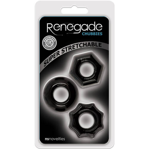 Chubbies Cock Rings x3