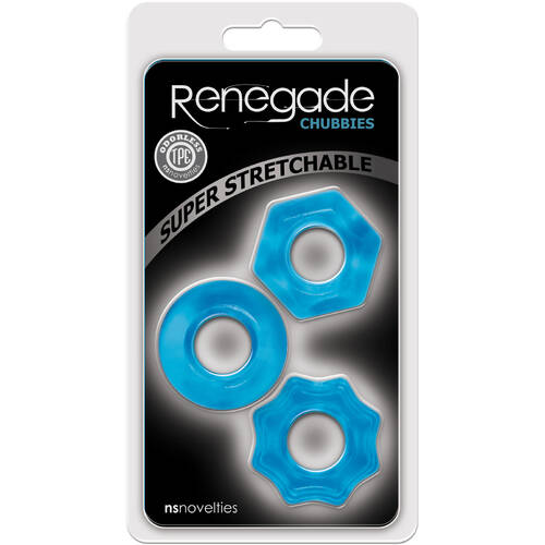 Chubbies Cock Rings x 3